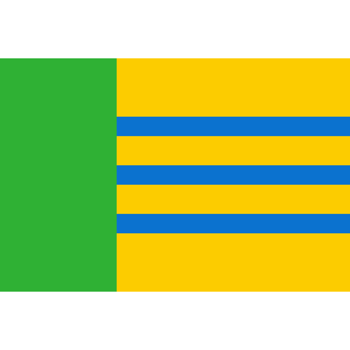 Vlag van Aanwas, Noord-Brabant