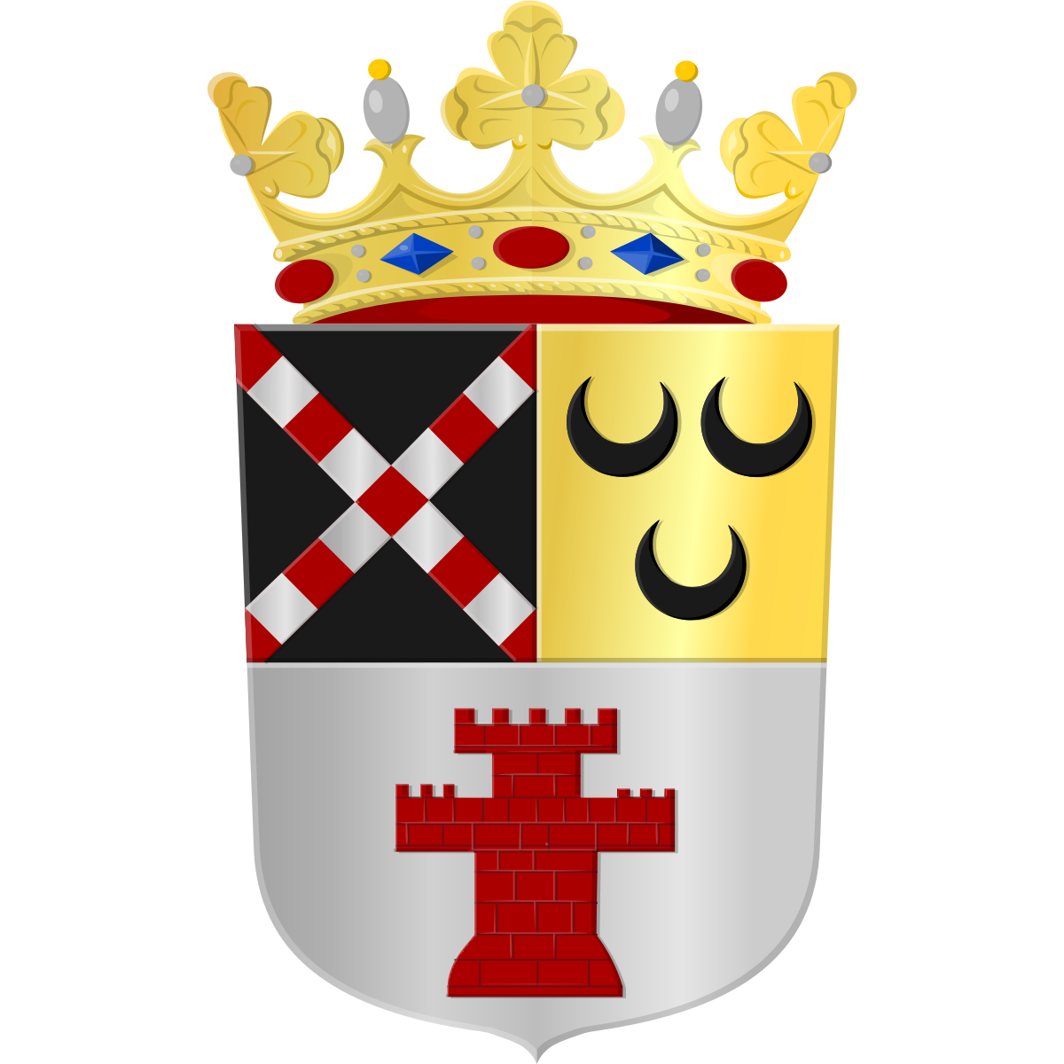 Wapen van Achterste Hermalen, Noord-Brabant