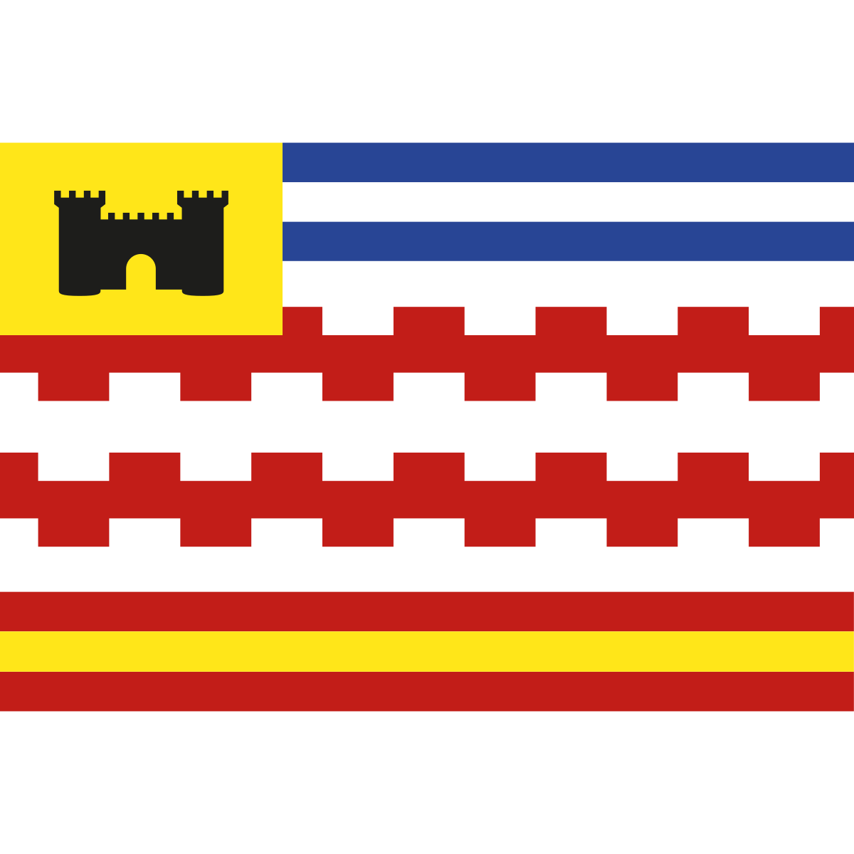 Vlag van Benedeneind, Gelderland