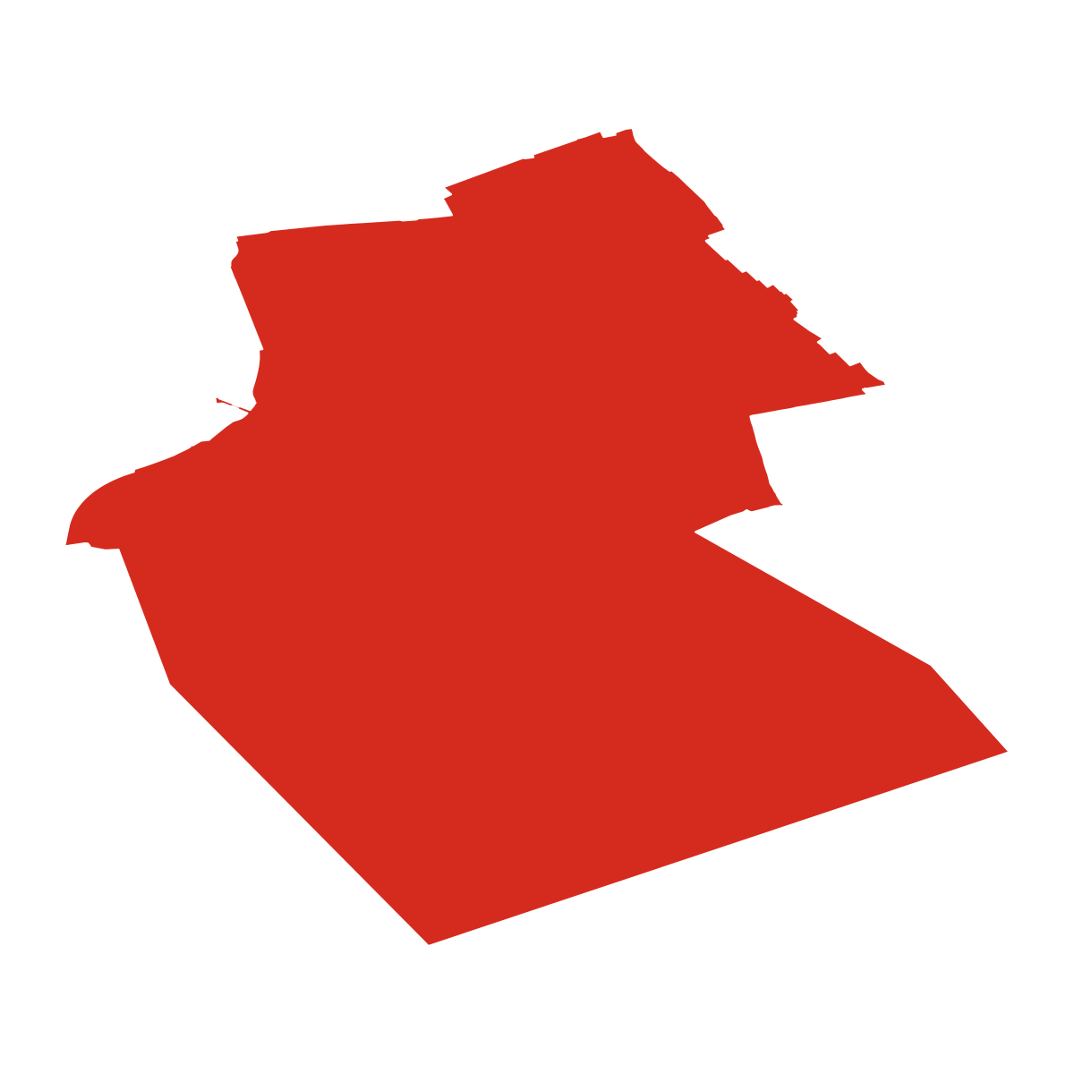 De Bangert city boundary