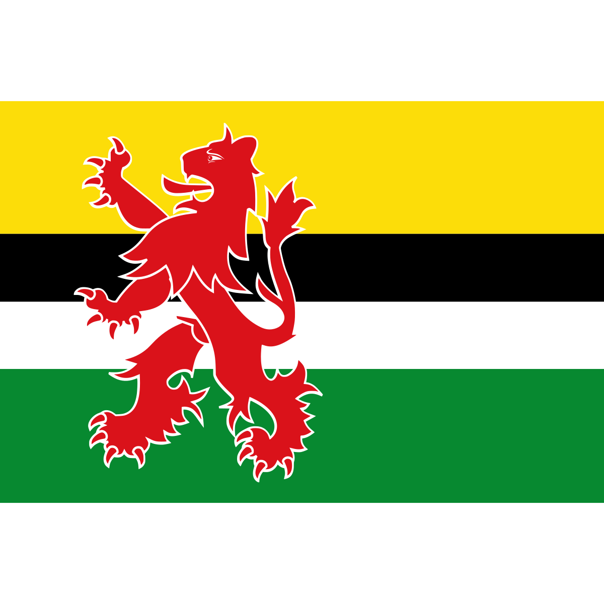 Flag of De Bergen, North Brabant