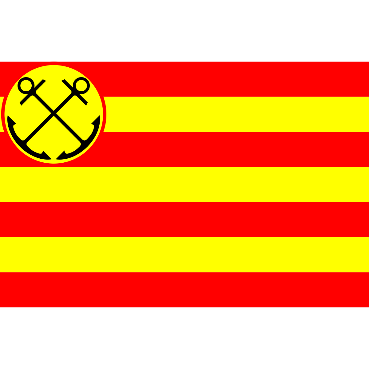 Flag of De Kooy, North Holland