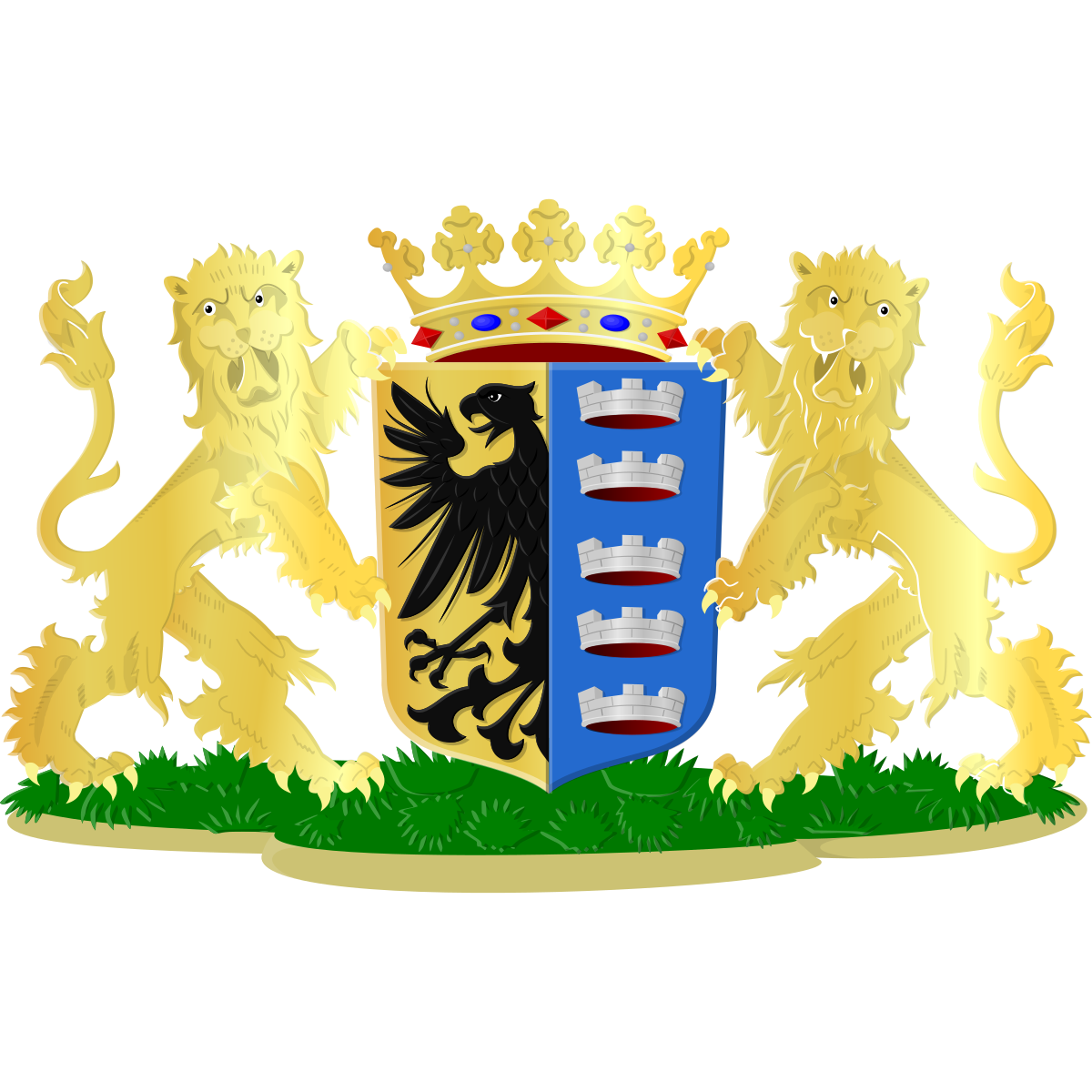 Wapen van De Wieren, Fryslân