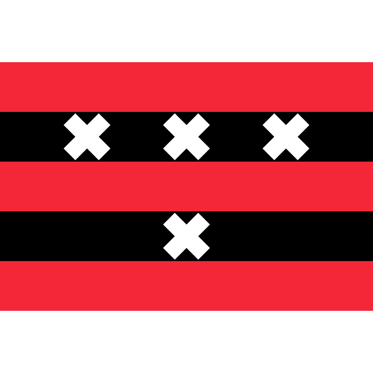 Vlag van De Zwarte Kat, Noord-Holland
