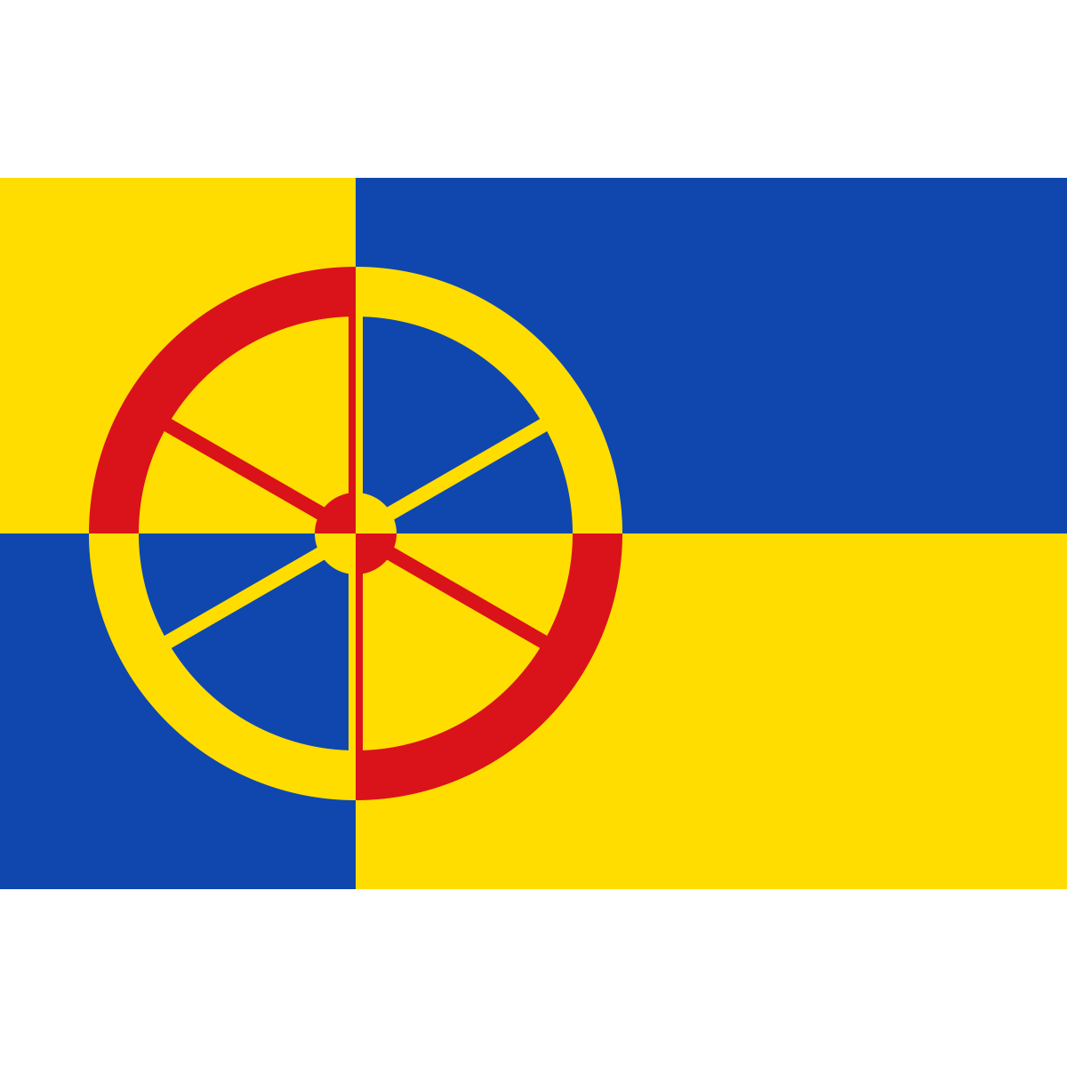 Vlag van Heesbeen, Noord-Brabant