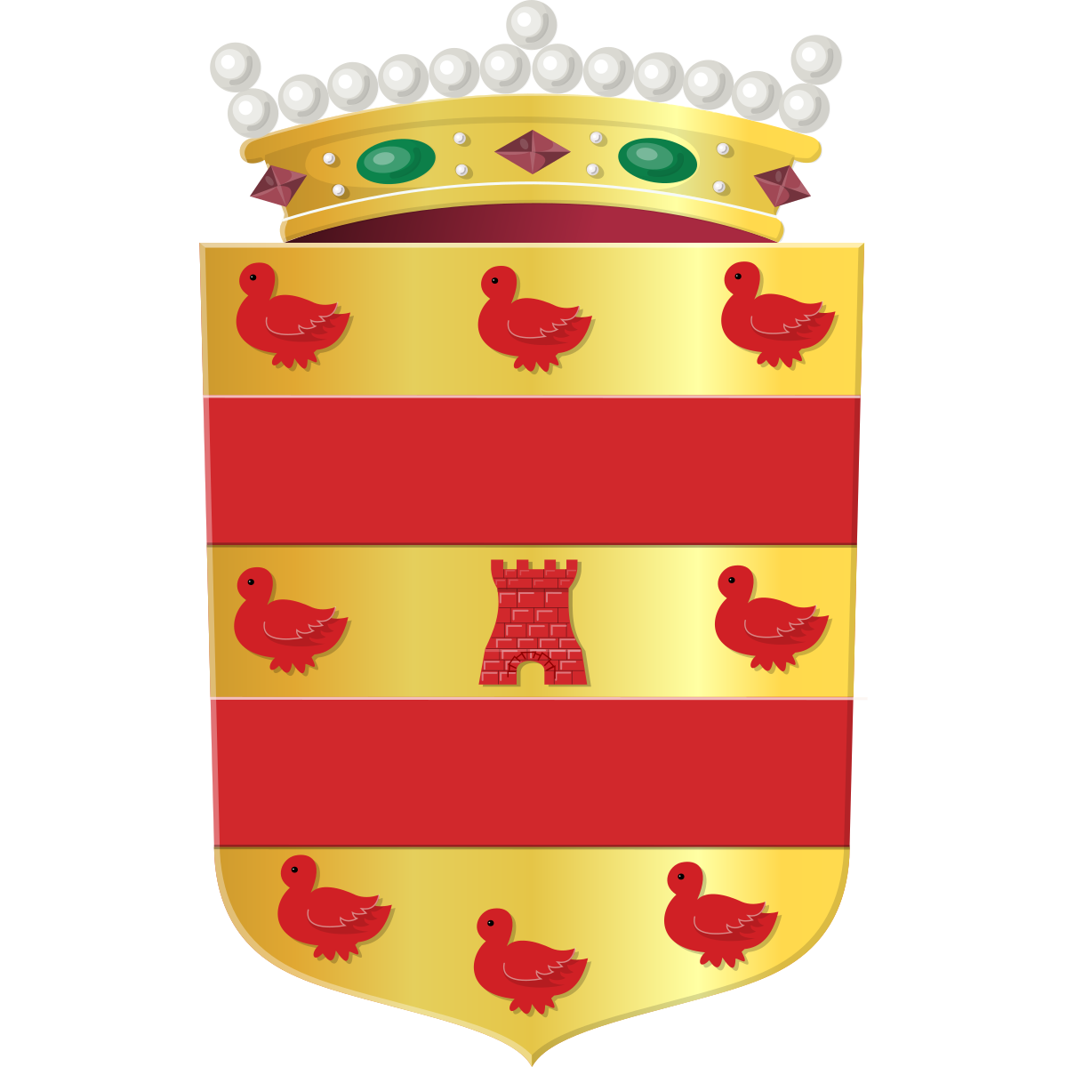 Coat of arms of Helbroek, North Brabant
