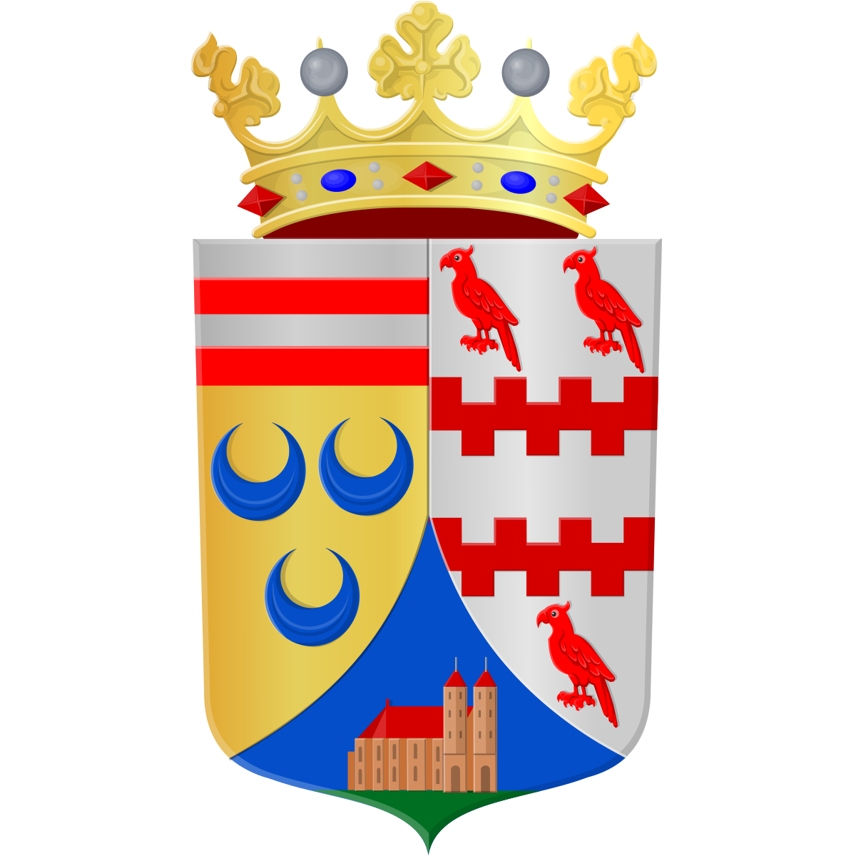 Wapen van Hoenzadriel, Gelderland