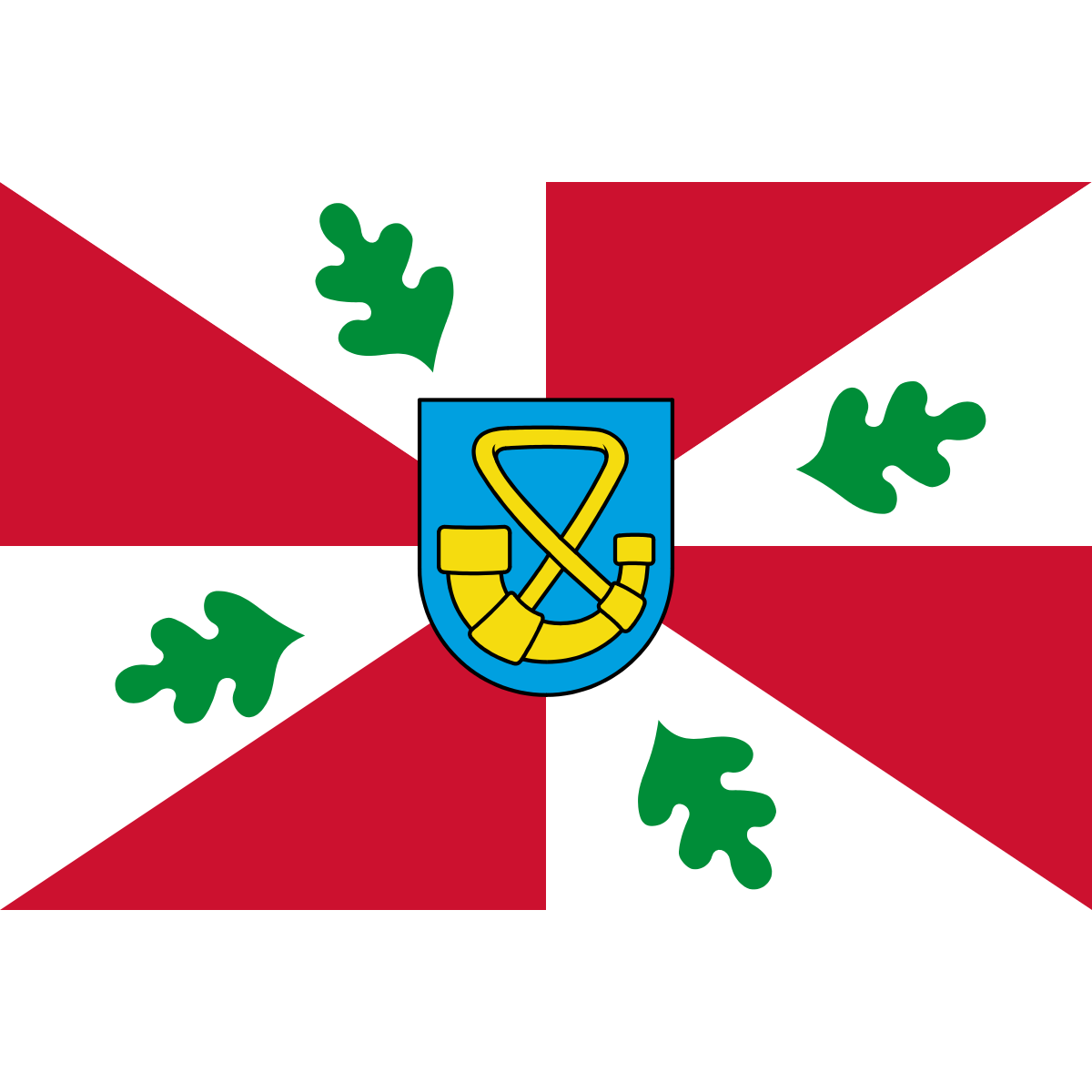 Flag of Hústerheide, Frisia