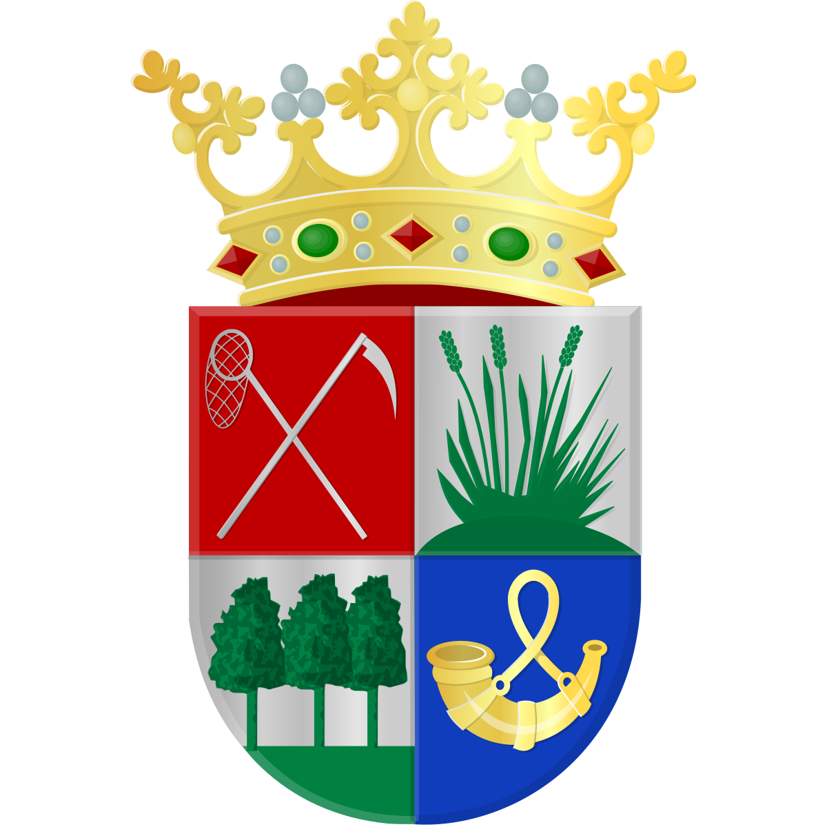 Coat of arms of Hústerheide, Frisia