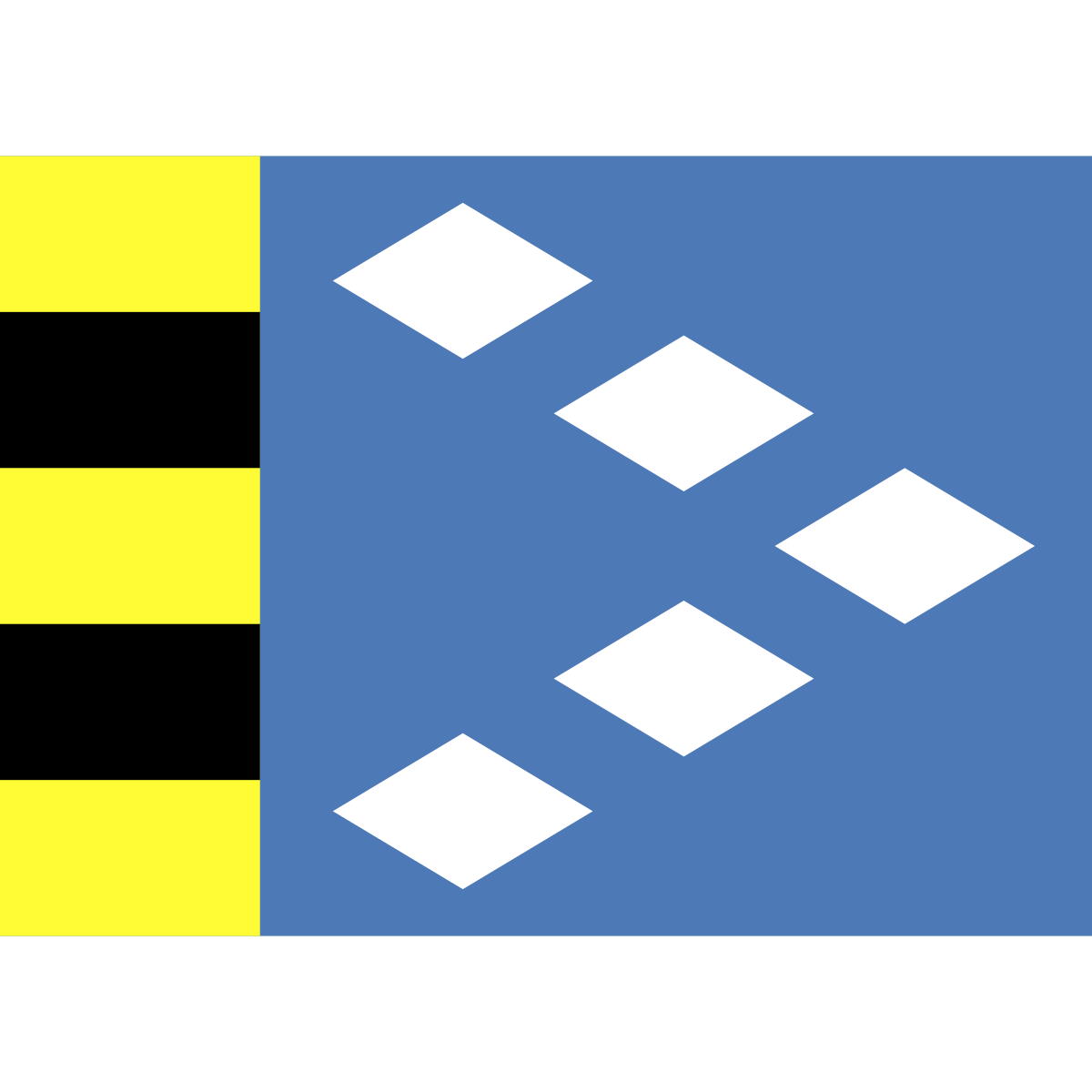 Vlag van Indijk, Fryslân