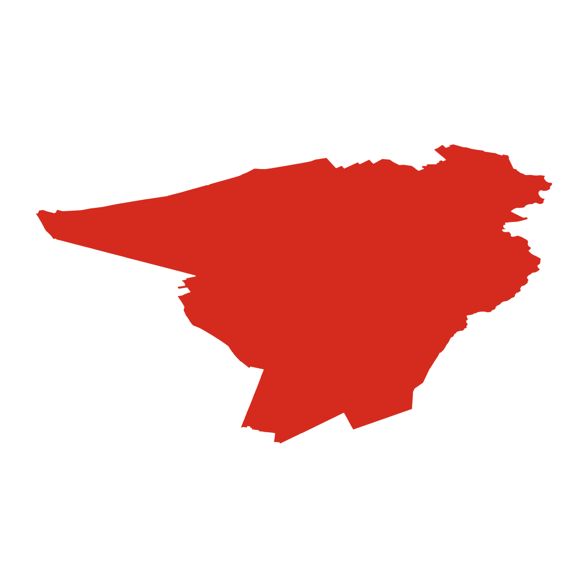 Mûntsetille city boundary