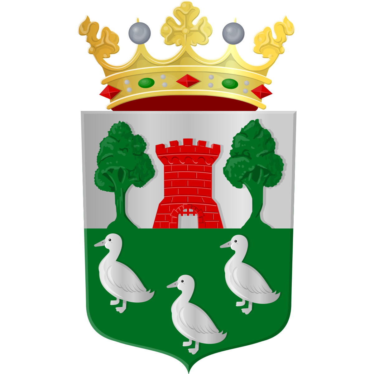 Coat of arms of Oud Gastel, North Brabant