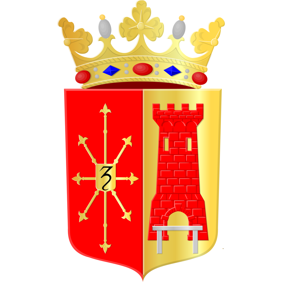 Coat of arms of Oud-Zevenaar, Gelderland