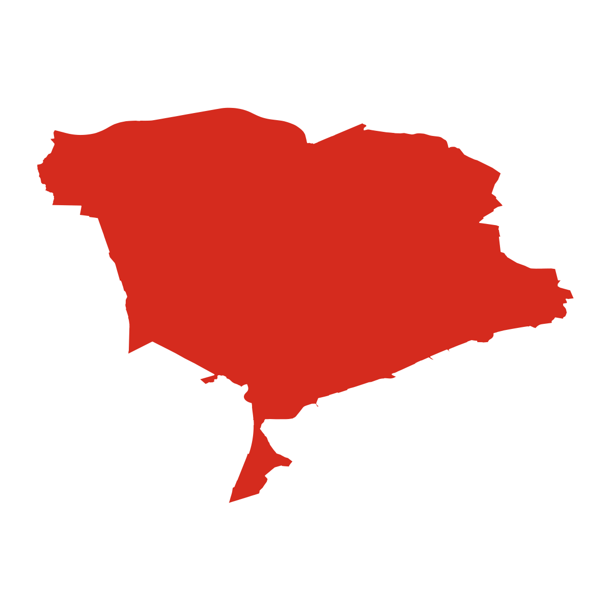 Overa city boundary