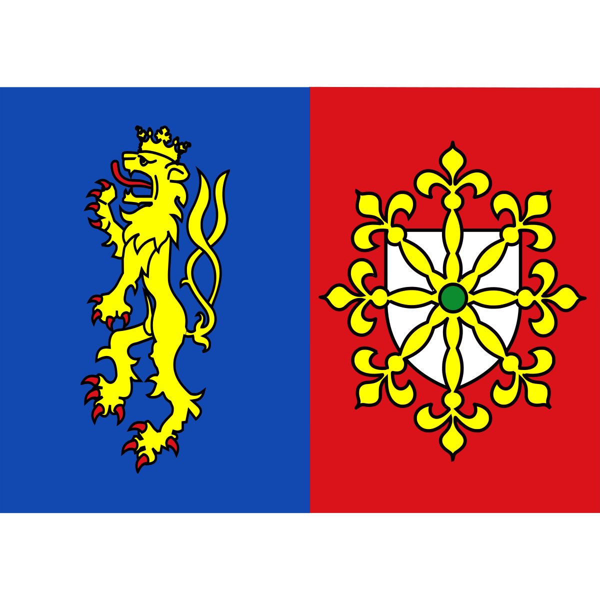 Vlag van Plasmolen, Limburg