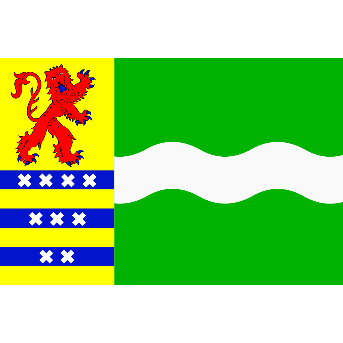 Vlag van Simonshaven, Zuid-Holland