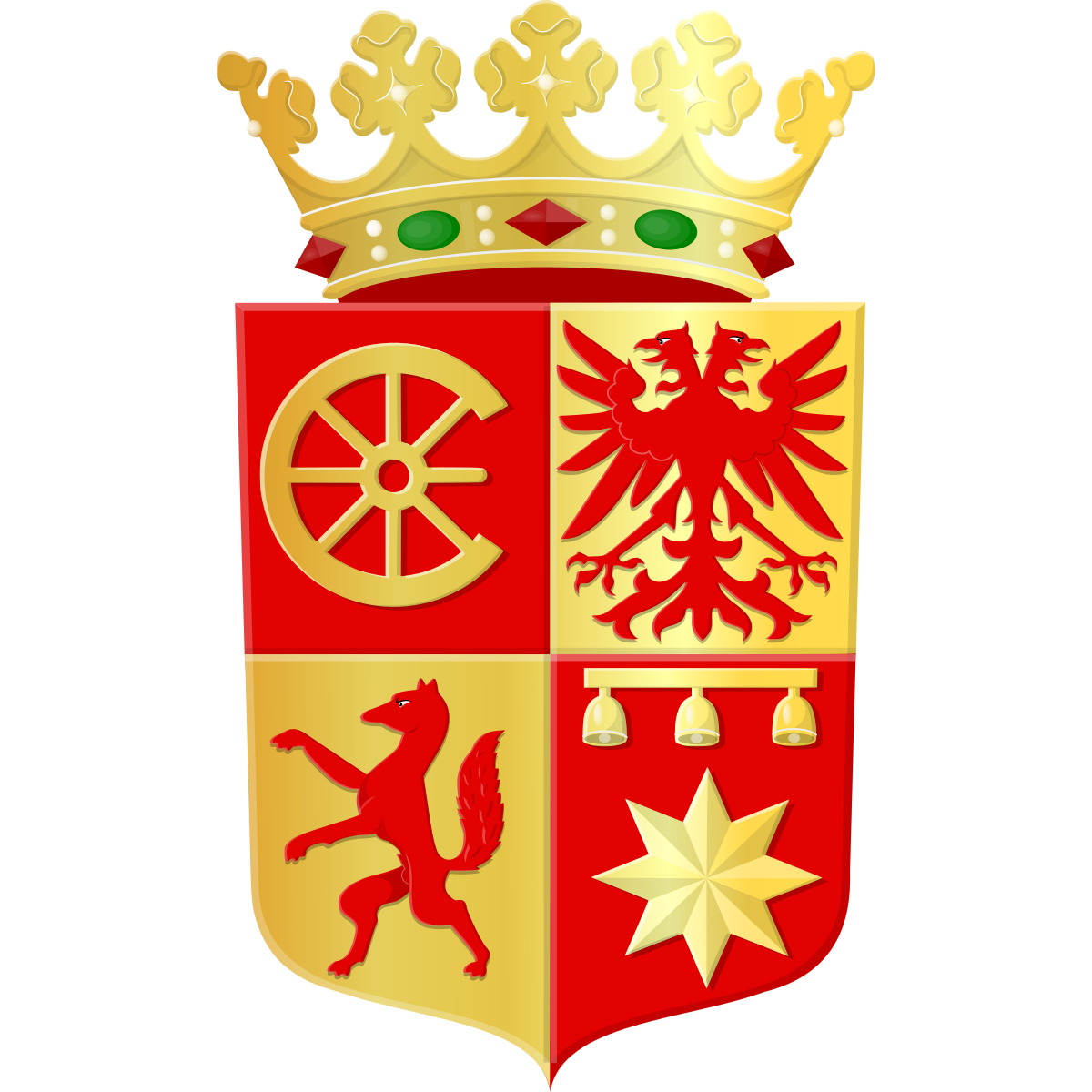 Coat of arms of Slikkendam, South Holland
