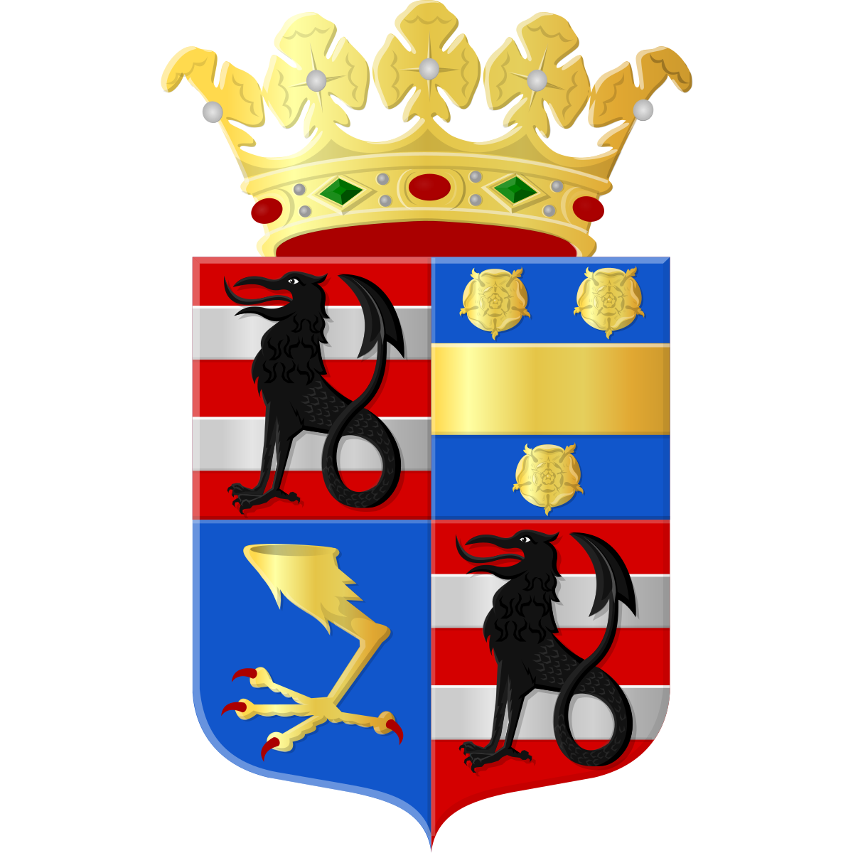 Coat of arms of Slochteren, Groningen