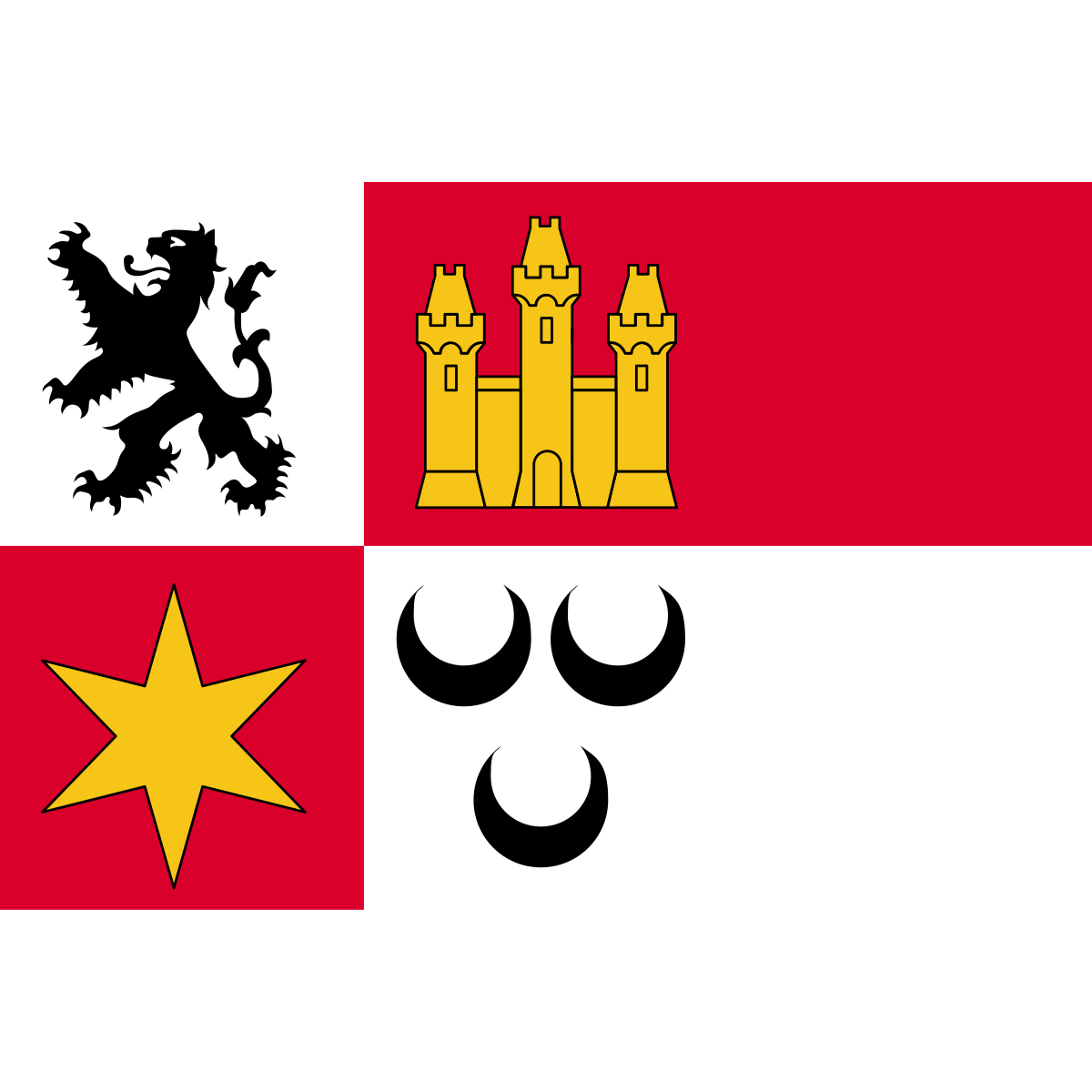 Vlag van 't Zwaantje, Zuid-Holland