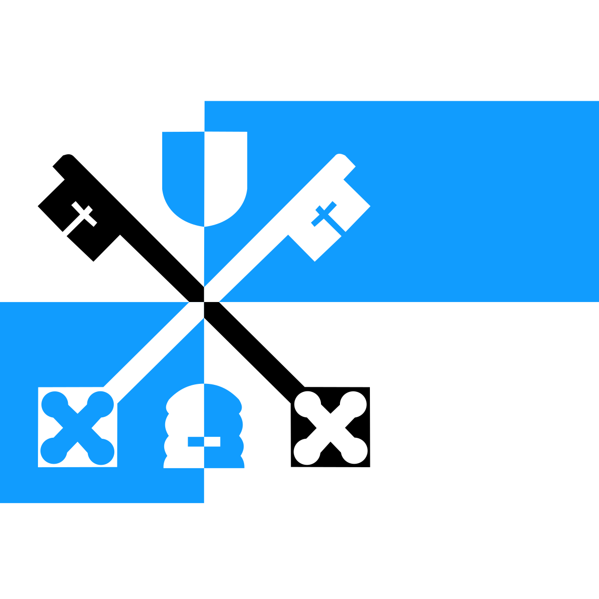 Flag of Ysselsteyn, Limburg