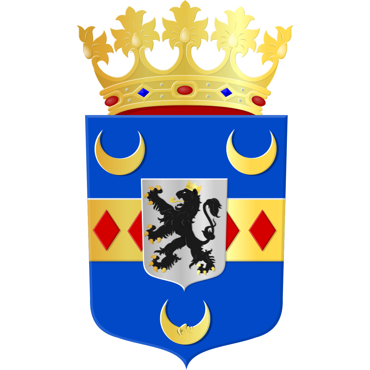 Coat of arms of Zevenhuizen, South Holland
