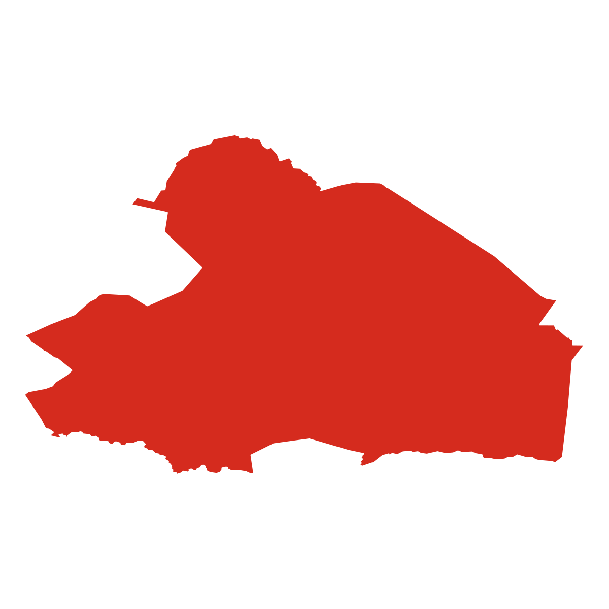 Drenthe province outline