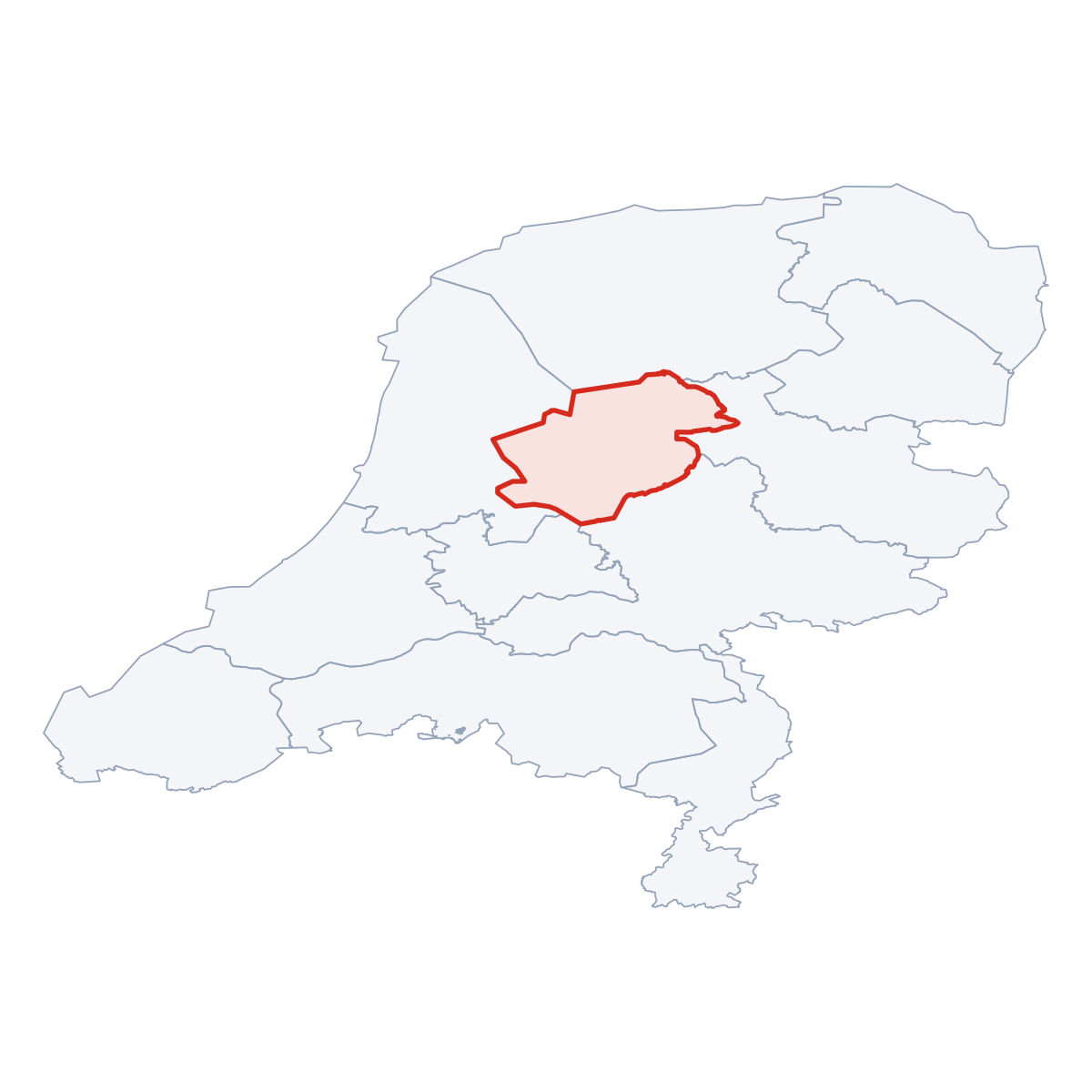 Flevoland in Nederland