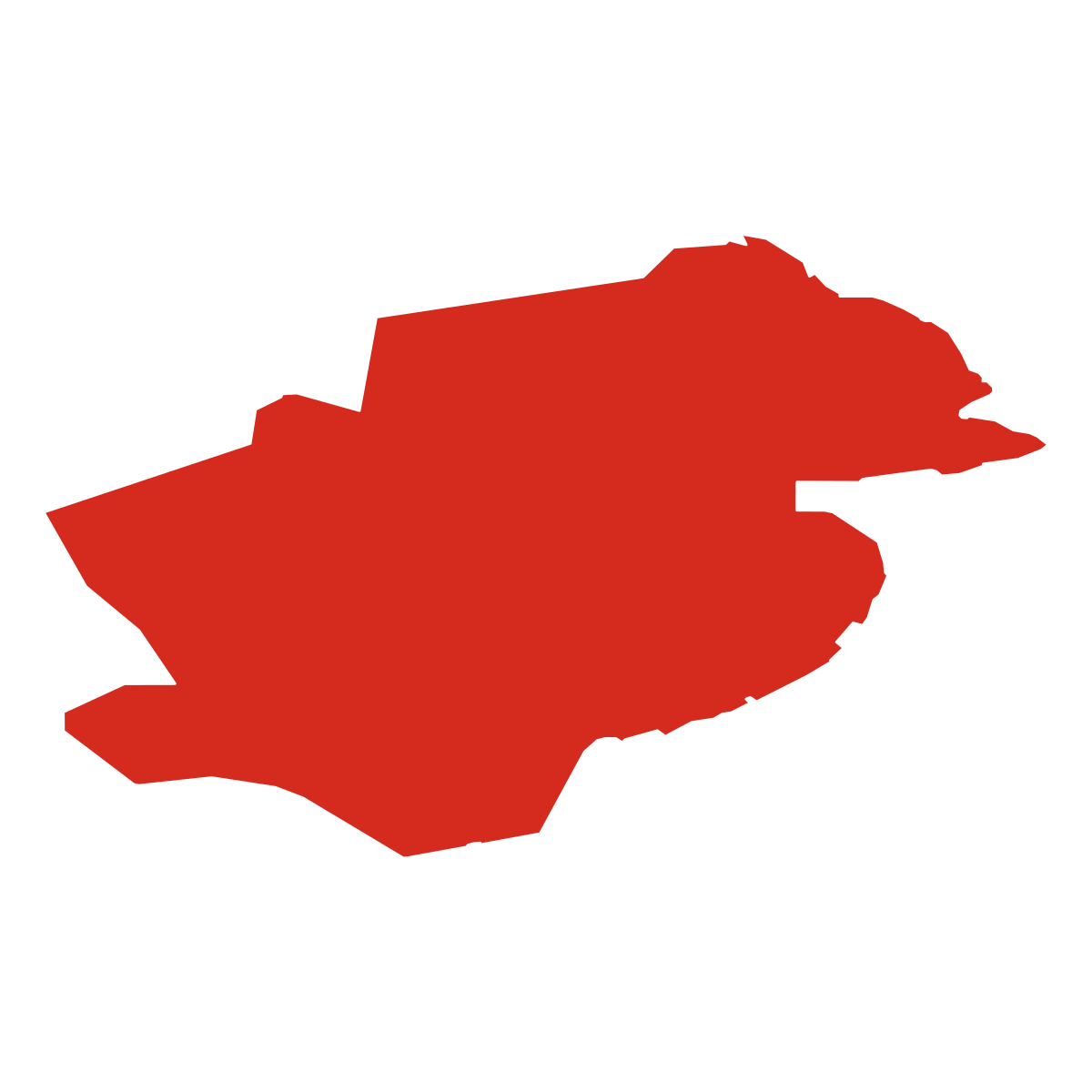 Omtrek van provincie Flevoland