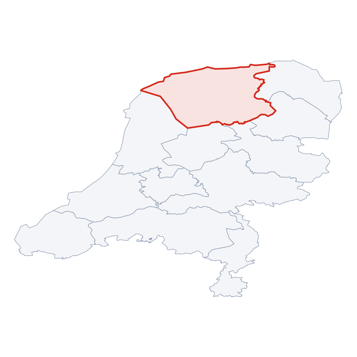 Fryslân in Nederland