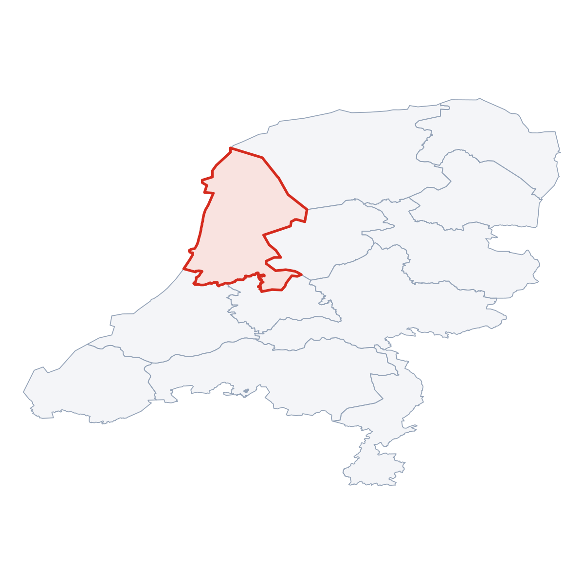 Noord-Holland in Nederland