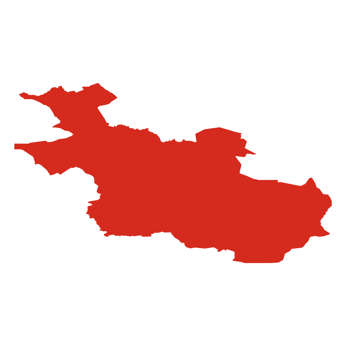 Overijssel province outline