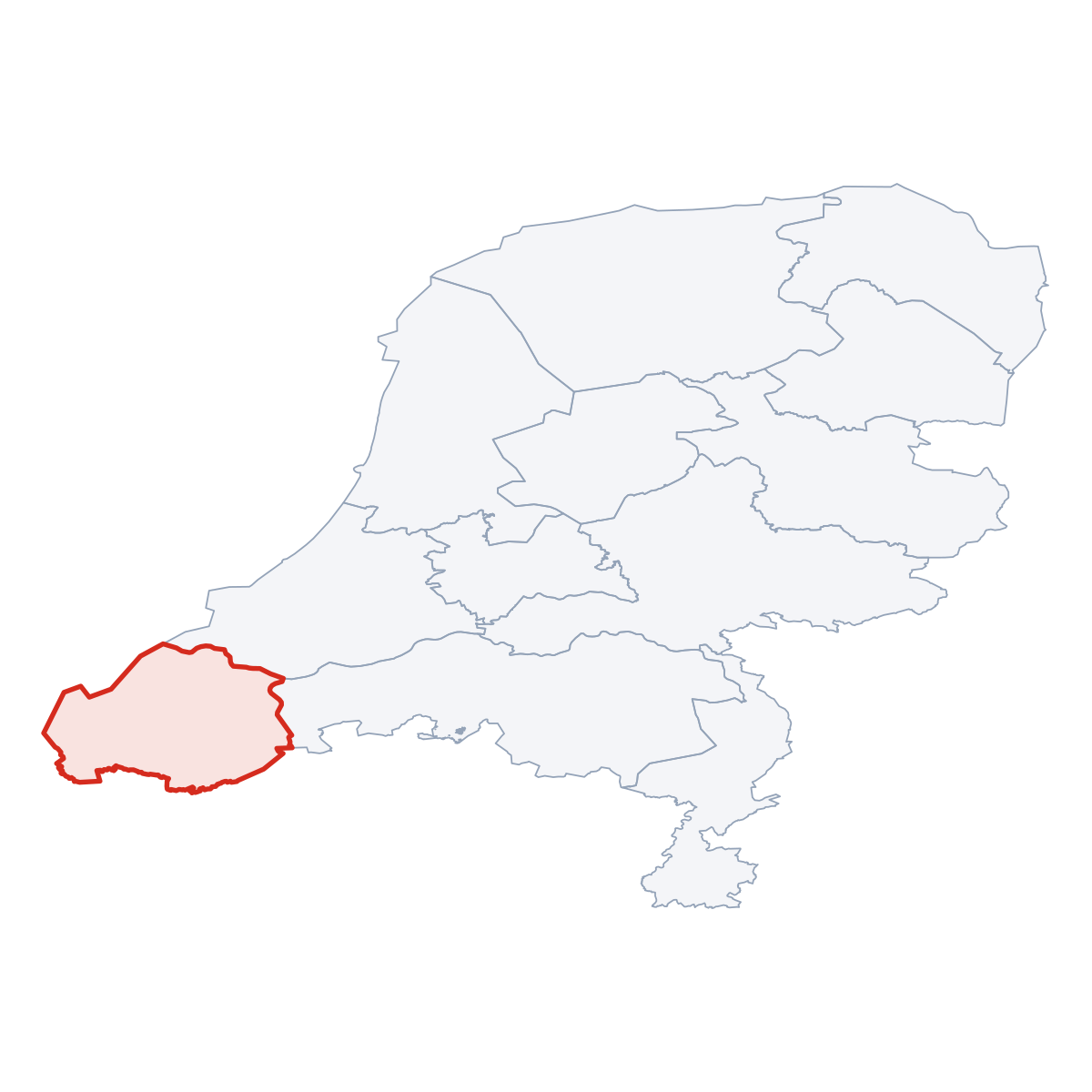 Zeeland in Nederland